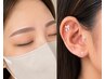 眉毛WAX脱毛＋耳つぼジュエリー【８粒】