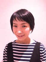 イナクト ヘアー(ENACT.hair)&nbsp;ショートバングレイヤーボブ