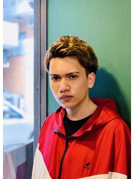 ヘアーラウンジ エゴ(Hair Lounge EGO) アップバング爽やかメンズショート武蔵新城美容室EGO松波光男