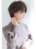 耳に掛けても可愛い小顔マッシュショート 【新宿】
