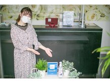 アース 岩槻店(HAIR&MAKE EARTH)の雰囲気（感染症予防対策を徹底。☆検温・消毒・マスク着用のご協力を☆）