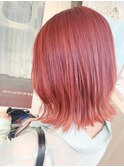 色持ち抜群☆濃いめピンクのストロベリーカラー