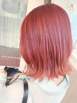 テトラ バイ ネオリーブ 横浜西口店(tetra by neolive) 色持ち抜群☆濃いめピンクのストロベリーカラー