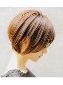 大人可愛いショートボブ