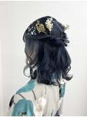 《sheer /氏家》＃ロープ編み＃ハーフアップスタイル＃卒業式