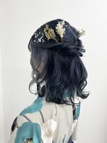 シアー(sheer) 《sheer /氏家》＃ロープ編み＃ハーフアップスタイル＃卒業式