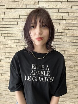 パザパ 寒河江店(pa.za.pa.) 抜け感×大人かっこいいウルフミディアム/20代30代40代