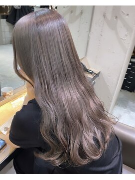 ベレーザ 原宿(Beleza) 1191髪質改善グレージュカラーレイヤーロング韓国ワンホンヘア