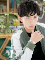 カバーヘアアンドスパ ブリス 浦和(COVER HAIR&SPA bliss)&nbsp;重めカーリー黒髪ニュアンスマッシュショートm3浦和20代30代40代