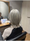 ブリーチ/ダブルカラー/ウルフカット/ハイトーン/ブロンド