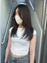 ローレンジウ(LOREN JU)&nbsp;透明感髪質改善ベージュダブルカラーミルクティーグレージュ