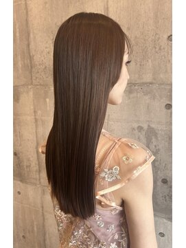 アーチ ブランチ 岡山北長瀬店(ARCH) マロンブラウン/髪質改善トリートメント