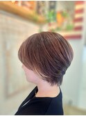 髪質改善ヘアセット/ボブ/ショートボブ/白髪染め白髪ぼかし