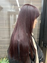 ヌープヘアーアイス(NUUP.hair ici) ブリーチなし!艶感ピンクベージュ