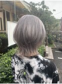 ◯ハイトーンシルバー×ネオウルフ◯：stylist 白石