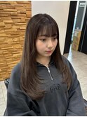 ミルクティーベージュシールエクブリーチカラーレイヤーカット