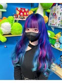 デザインカラー  ギャラクシーカラー 派手髪