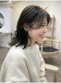 美髪ミニウルフデジタルパーマショートカットミディアムミニボブ