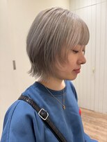 モリオフロムロンドン 大宮店(morio from London)&nbsp;【かほ】ハイトーン×ホワイトシルバー