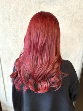 ウィズ(WITH) ピンクレッド 髪質改善カラー