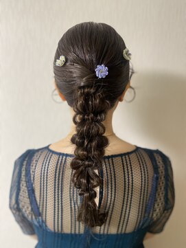 ミークスタイルヘアー(Miiku.style.hair) 洋装パーティーヘアセット