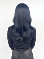 ノウハウ キョウト(KNOWHOW kyoto)&nbsp;ネイビーブルー/ブルーブラック/ブリーチカラー/韓国風ヘア