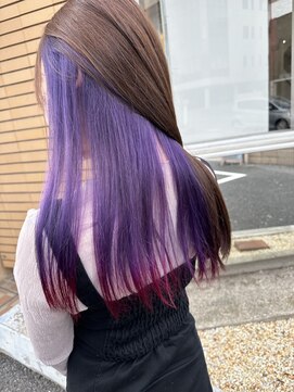 ワンダービューティー オヤマ(WonderBeauty OYAMA) インナー×裾カラー