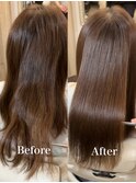 髪質改善ストレート