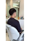 20代30代ナチュラルショート×サイドからバックまでツーブロック