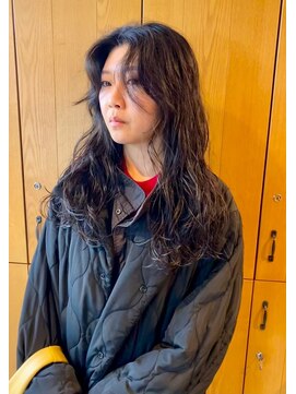 カフネ ジュントス ヨロ(Cafune' juntos YOLO) ロングパーマ/前髪/20代30代40代OK