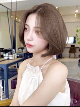 コート 表参道(Cote) Cote 美髪/オリーブベージュ/セミディ/カットレイヤーボブ