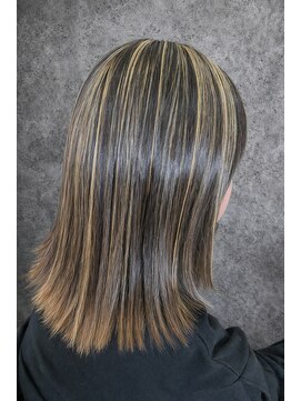 ヘアアンドデザイン ネイビー(Navy) コントラストハイライト