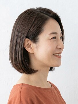 と和×美髪クリニック 巣鴨店 30・40・50代に。白髪・細毛ケアも叶う上品ワンレン艶ボブ