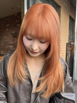 ボコカ(bococa) 【Vicky指名】ペールオレンジベージュブリーチレイヤー登戸
