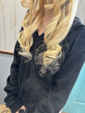 美容室 ダン エクセルシア(Dan) ★ゴージャスギャル感★人毛プレミア編み込みエクステでロング