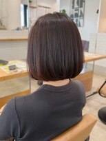 オートル 綱島店(AUTRE by FUGA hair)&nbsp;大人かわいいワンカール楽ちんボブ＊チョコレートブラウン