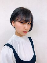 シエ バイ ケンジ 湘南台(sie by KENJE) ダークパープル/ナチュラルショート/夏のヘアアレンジ/湘南台