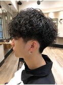 ツイストスパイラルパーマ/スパイキーショート/ツーブロック
