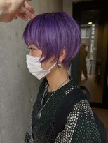テンション(tension) ブリーチカラーダブルカラーショートボブ札幌大通バスセンター
