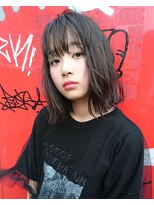 パーク(PAAQ)&nbsp;【田中　智大】切りっぱなしロブ×シースルーバング×ストリート