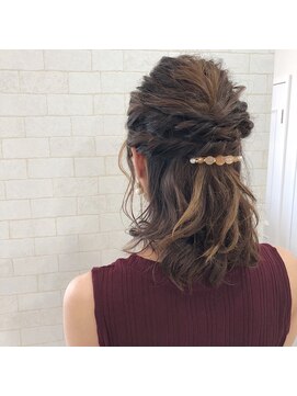 インフィールヘアー(Infeel hair) ハーフアップstyle