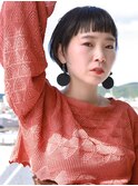 ワイドバングショートボブ