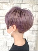 【AMAZING HAIR 千歳店/横山】lavender ash x short