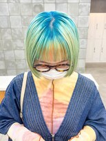 トゥコ(tuco)&nbsp;個性的　デザインカラー　ルーツカラー　ブルーカラー