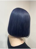 【W_SALON 河原町】ネイビーブルー/ブルー/髪質改善