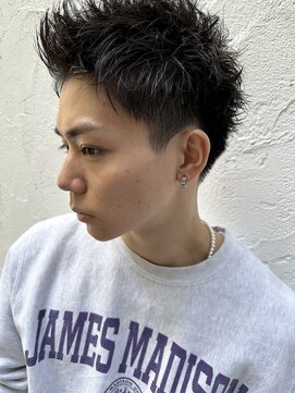 ロニカ 銀座(LOuNICA) スパイキーショート　ツーブロック　ツイストスパイラル