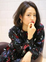 エムスラッシュ ソル センター南(M.SLASH SOL)&nbsp;■SOLセンター南・12-20★■くせ毛風黒髪レイヤーミディアム