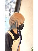 ミルクティー×ブルー