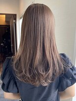 ミルヘアデザイン(mil hair design)&nbsp;ミルクティーベージュダブルカラーグレージュカラーハイライト