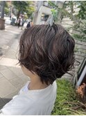 ハンサムショート×ニュアンスパーマ  【EMMA/浜町】 yui